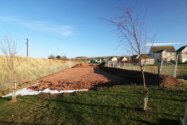 East Linton Station Construction - 2022-03-19